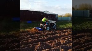 трактор скаут т-18 в работе