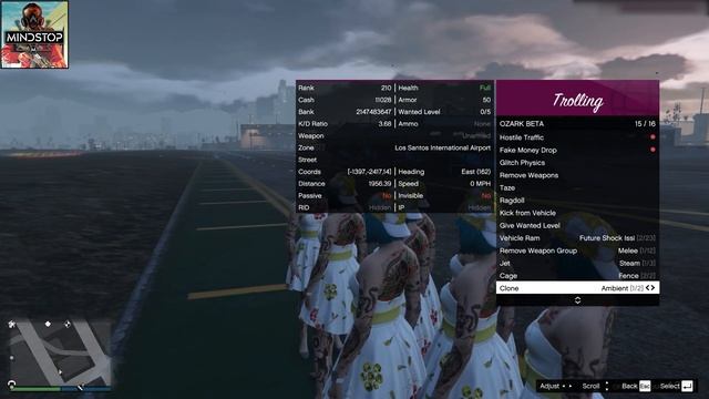OZARK GTA MOD MENU - TROLLING FEATURES - GTA V ONLINE 1.54 - TROLLING MODDERS - UNDETECTED GTA MENU