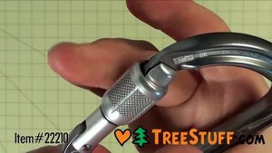 Petzl Am'D H-Frame Screw Lock Carabiner - TreeStuff.com 360 View