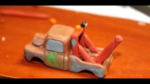 Мэтр из мультфильма тачки  из пластилина