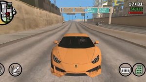 Угнал Lamborghini huracan в GTA San Andreas МОДЫ