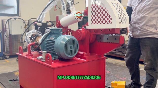 USA Customer's Hydraulic Shear Machine Testing For Steel Bar | AS-250 Alligator Shear Machine