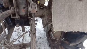 Заготовка дров, трактор т 25!