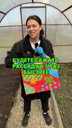Вы будете сажать рассаду в 5 раз быстрее