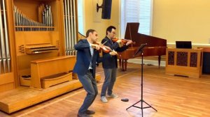 Leclair - Sonata in A major for two violins (1730), op. 3, no. 2 (the Sebastians)