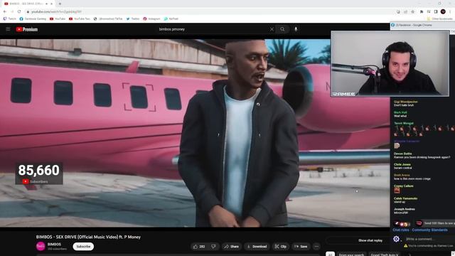 RAMEE Reacts to "S*X DRIVE" By PMoney & BIMBO's (Official Music Video) | NoPixel RP | GTA | CG