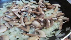 Булочки с грибами и сыром