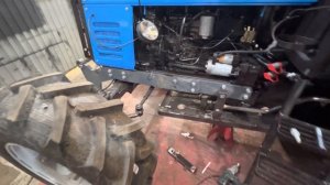 Ставим лесной отвал на трактор Беларус МУЛ-82.2