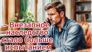 – Внезапное наследство стало больше испытанием, чем благословением – с беспокойством сказал он