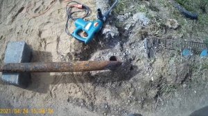 Сделал приспособу для вытаскивания труб.