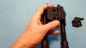 Установка переходника Arca reil/Weaver на сошки BT65-LW17.
