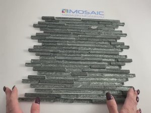Мозаика STRIPES DARK GREY