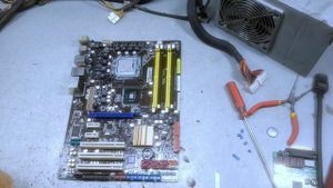 LGA775 ASUS P5Q Core 2 Quad No beep No Display Problem Solve