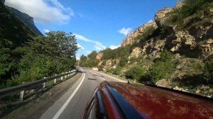 Федеральная трасса Баксан-Эльбрус. Сквозь ущелье от Былым до Бедык.