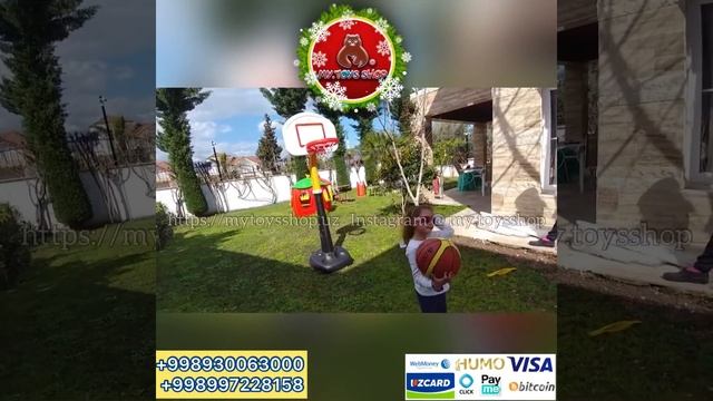 Регулируемая баскетбольная стойка Pilsan Professional Basketball смотреть онлайн