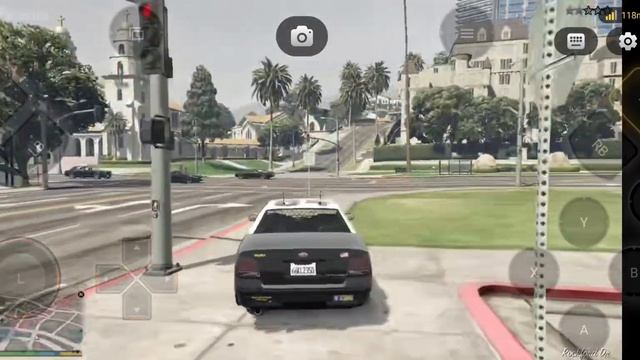 GTA 5 in Android chikki emulator AMANDA IS ARRESTED 😁