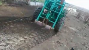 Вспашка самодельной фрезой