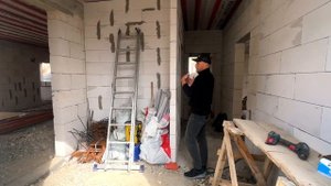 Строительство одноэтажного дома из газобетона с плоской крышей. Обзор 150 кв.м. Планировка