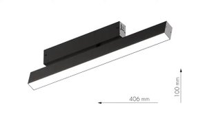 Трековый светильник Denkirs Smart DK8004-BK