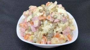 Салат Оливье, вкусный домашний рецепт. Классический с 1860-го года.