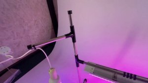 стойка держатель фитоламп на подоконник Top Hook Prima - из нержавейки, для рассады
