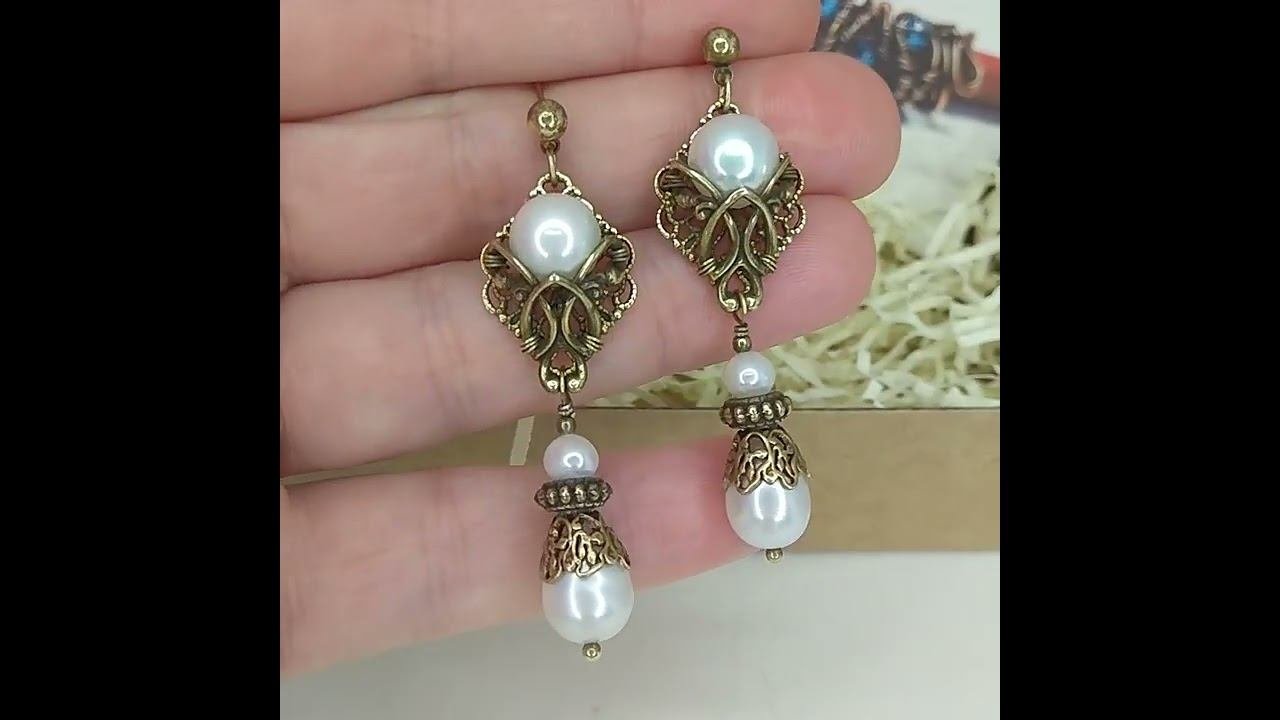Vintage Pearl Earrings
