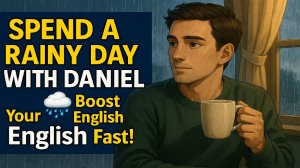 Что делают англичане в дождь? ☔ Погрузиcь в уютный день с Дэниелом и прокачай английский!