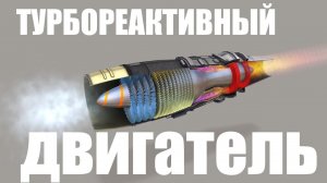 Как устроен турбореактивный двигатель самолёта ?