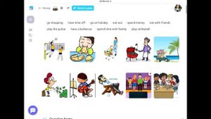 Пример урока на платформе Edvibe