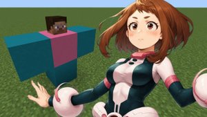 Аддон Anime Waifus в Minecraft PE Bedrock