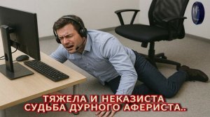 Тяжела и неказиста жизнь дурного афериста.Телефонные аферисты