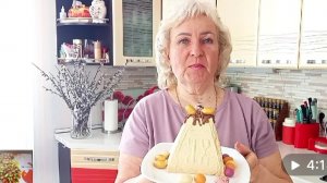 Творожная пасха с варёным сгущённым молоком