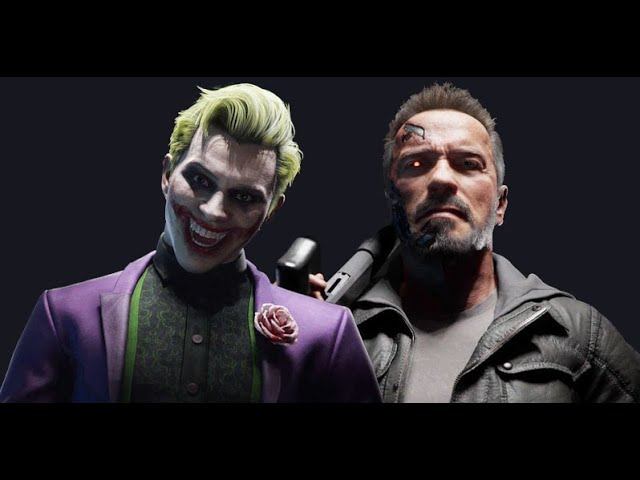 Джокер против Терминатора Mortal Kombat 11
