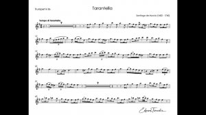 de Murcia, Santiago - Tarantella - Pacho Flores trumpet Bb