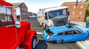 Аварии на перекрестке Полицейские погони Лобовые столкновения Игра краш тест ДТП