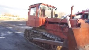 Видео №2. Трактор ДТ-75 ДЕРС2 с бульдозерным оборудованием, 2007 г. в.