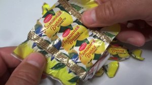 Взял на пробу Конфеты Лимонная Вилла Помадная Глазированная. Обзор покупки