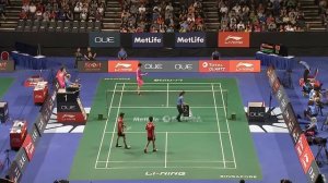 OUE Singapore Open 2016 | Badminton QF M5-MD | Fu/Zhang vs Fer/Suk