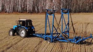 Борона цепная Двуреченского "Дибор" БЦД-12М. Лучше зубовой бороны! Идеальное закрытие влаги в почве