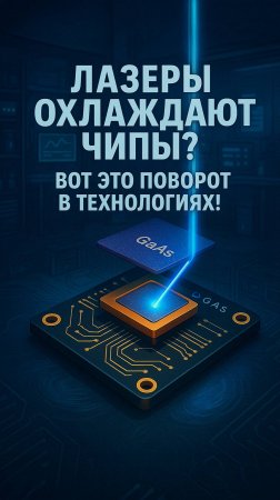 Лазер, который не нагревает, а ОХЛАЖДАЕТ чипы! Наука или магия?