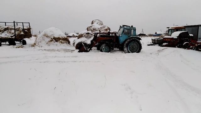 Зимний запуск мтз-80 смотреть онлайн