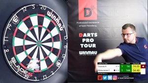 Darts pro tour 21.08.2021 / 17:30 Серков А - Мельников С