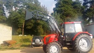 Фронтальный погрузчик на МТЗ 922 3