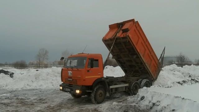 Украл снег )))) Вывоз снега. смотреть онлайн