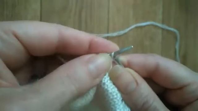 Как быстро и легко связать вертикальные полосы на спицах смотреть онлайн