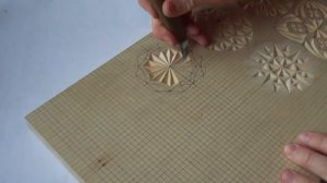 Геометрическая резьба по дереву. Урок 21 (geometric wood carving)