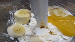 Творожно-банановый крем