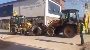 NEW HOLLAND B110B VS JCB 3CX KAFA KAFAYA