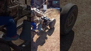 Самодельный мини-трактор "Микроб"