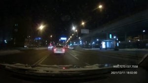 Driving in Moscow city: Лефортово - Текстильщики 11/12/2021 (timelapse 4x)